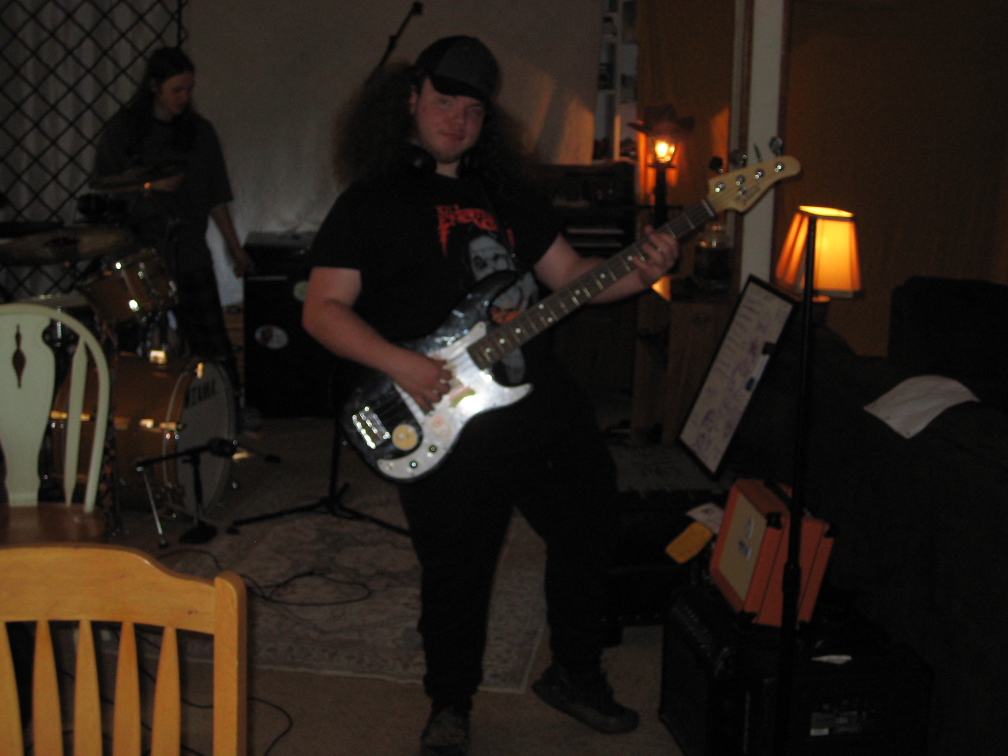 eli lookin badass with his bass